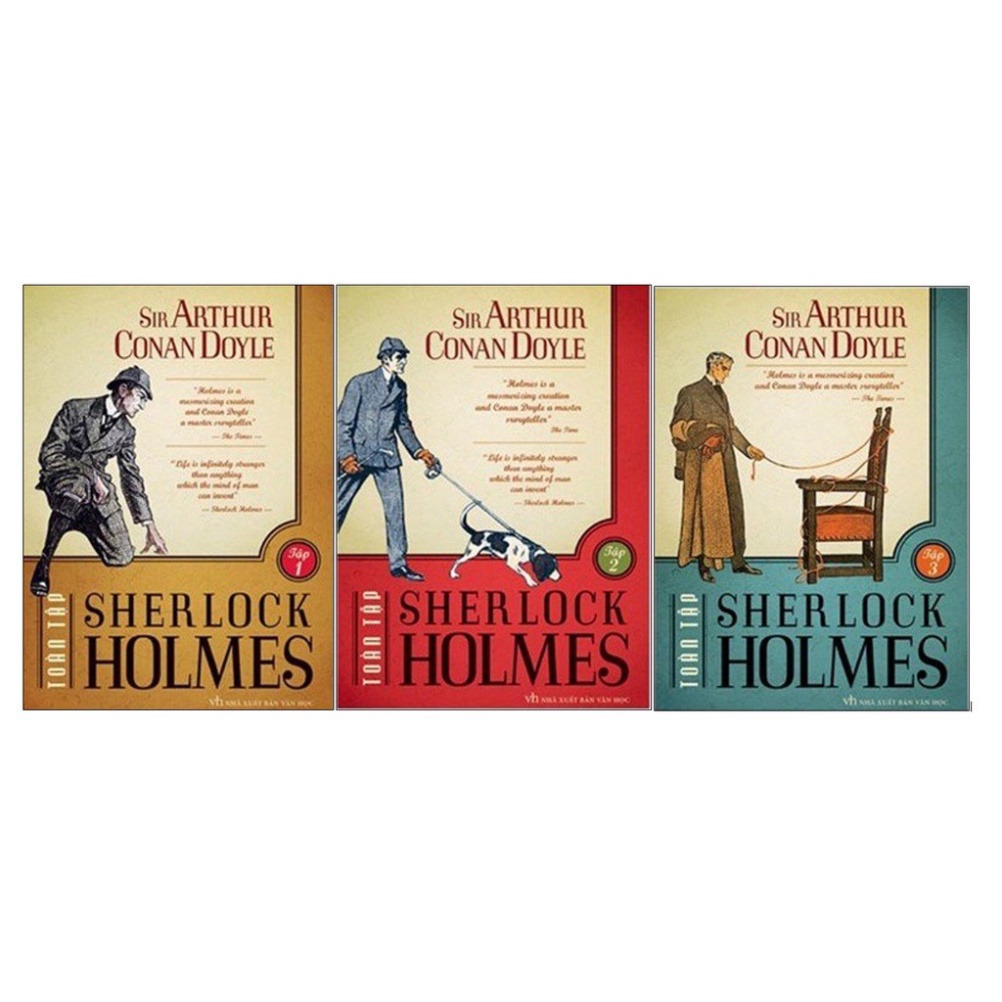 [TIEMSACH] Sách - Combo Sherlock Holmes toàn tập ( tập 1+ tập 2 + tập 3) - Hàng được cung cấp chính thức từ nhà phân phố