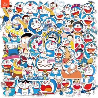 J· Bộ Hình Dán Chống Thấm Doraemon, 50 tờ/bộ