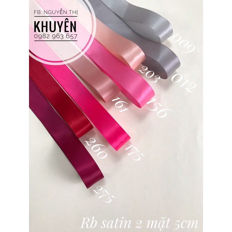 Ruy băng satin 2 mặt 5cm link1/2