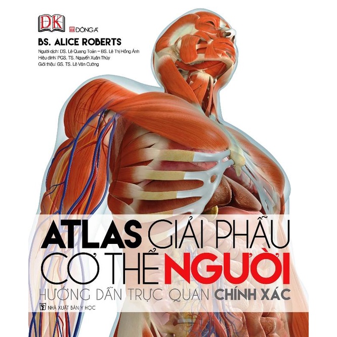 Sách Atlas Giải Phẫu Cơ Thể Người (Đông A - Bìa đỏ)