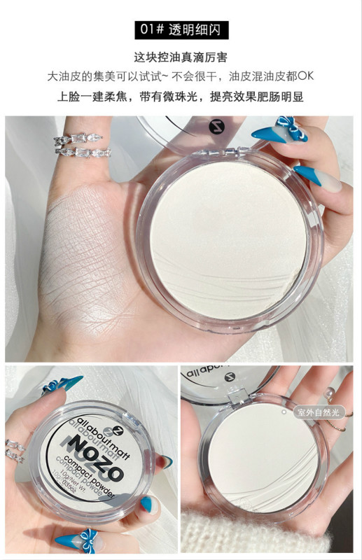 Phấn trang điểm dạng bột NOZO hai công dụng ướt và khô kiểm soát dầu che khuyết điểm lâu trôi | BigBuy360 - bigbuy360.vn