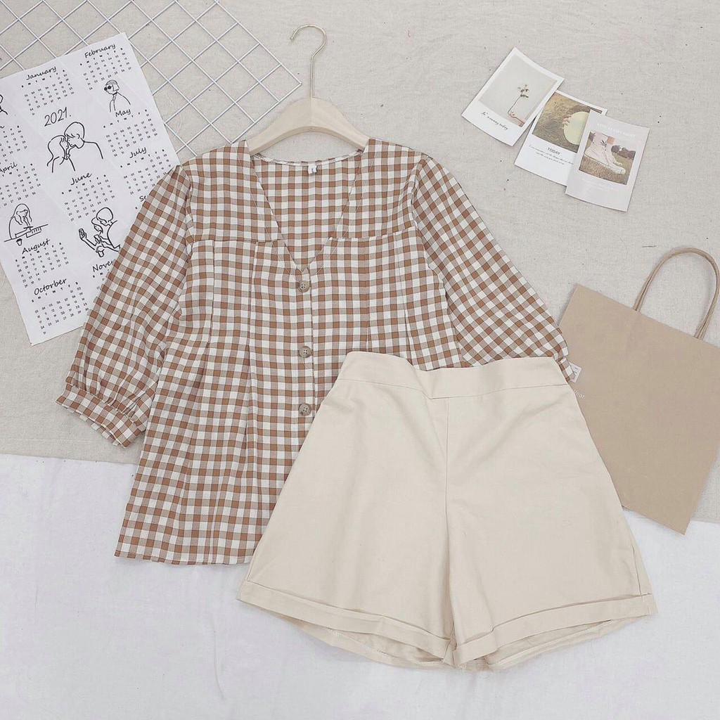 Set đồ nữ cá tính đi chơi sang chảnh mùa hè thun đẹp 8A00025 | BigBuy360 - bigbuy360.vn