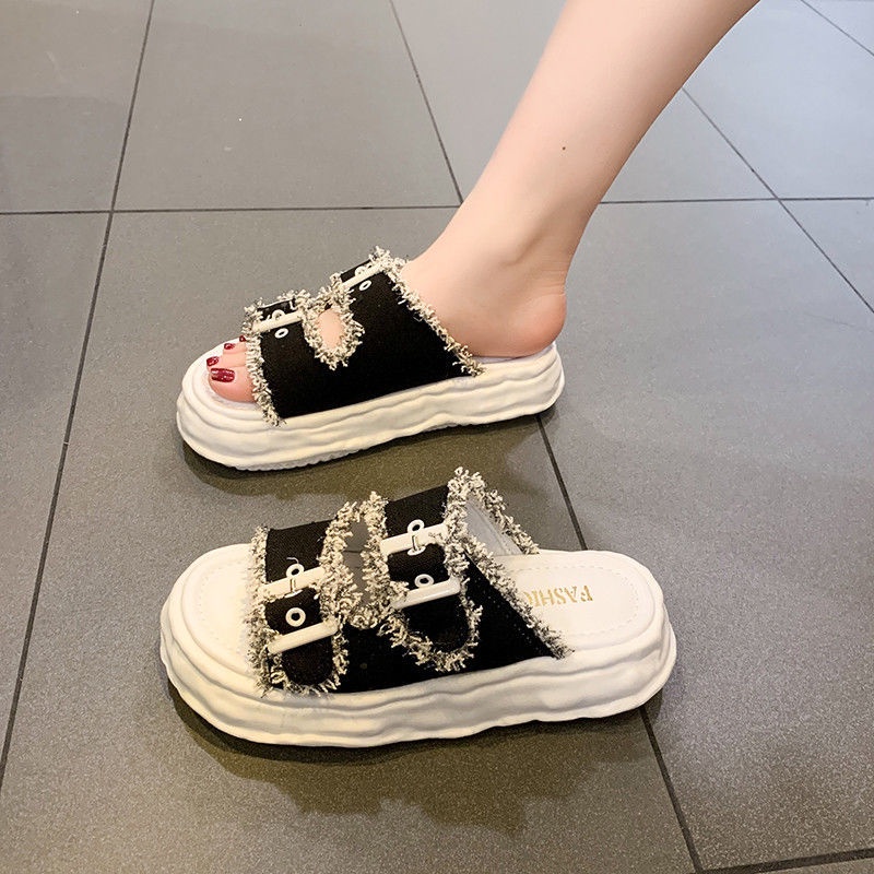 Dép Sandal Đế Dày Phong Cách Mới Mùa Hè
