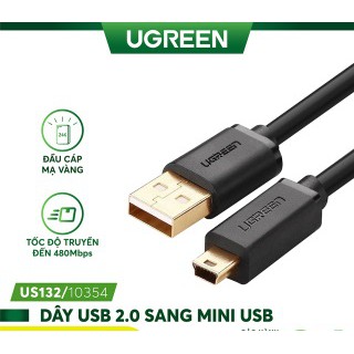 Cáp USB 2.0 to Mini USB Ugreen 10354 dài 0.5M - Hàng chính hãng