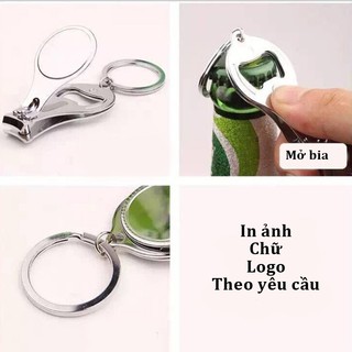 Móc chìa khóa in hình, móc khóa cặp