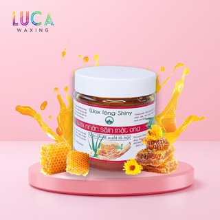 Sáp wax triệt lông mật ong nhân sâm handmade shiny hủ 350gr