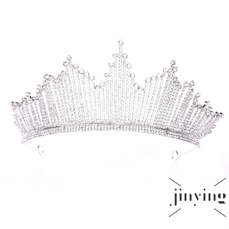 GETNOIVAS Vương miện cô dâu đính đá pha lê sang trọng