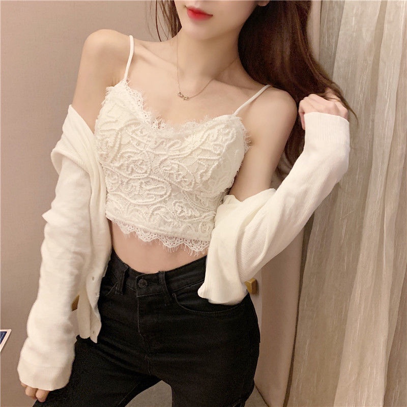 Áo Lót Ren Hai Dây Dáng Ngắn Gợi Cảm Cho Nữ | BigBuy360 - bigbuy360.vn