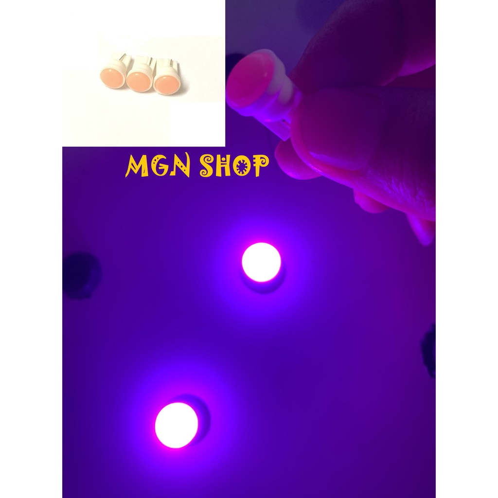 Đèn LED [T10] [1 Chip Led SMD] [7 màu] [01 bóng] dành cho ô tô xe máy