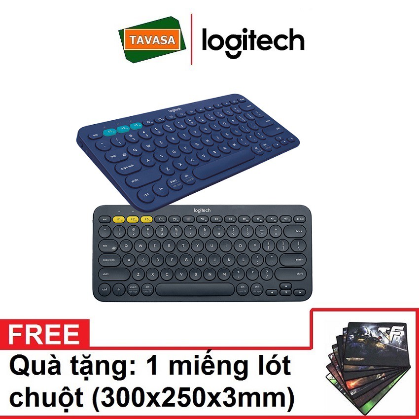 Bàn Phím Bluetooth Đa Thiết Bị Logitech K380 - Tặng lót chuột cỡ lớn | WebRaoVat - webraovat.net.vn