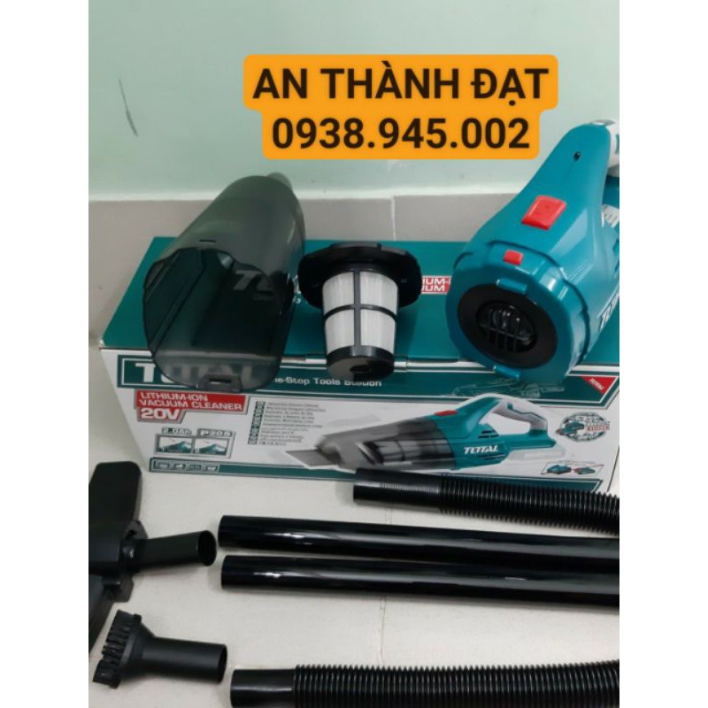 THÂN BODY MÁY HÚT BỤI CẦM TAY XÀI PIN 20V TOTAL MODEL:TVLI2001