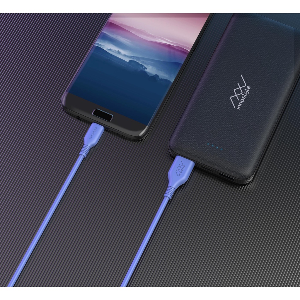 Cáp Innostyle USBA To MICRO Jazzy 1.2M Công Suất 10W Hàng Chính Hãng