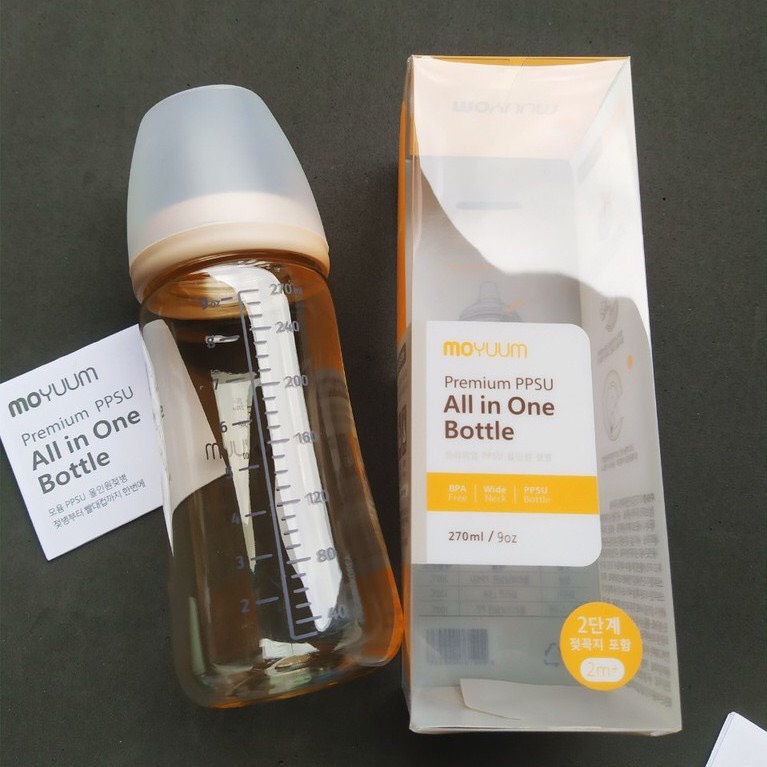 [Thay núm] Bình sữa Moyuum 170ml - 270ml cho bé