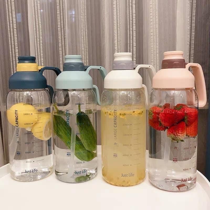Bình Nước 1800ML Tặng Kèm Sticker 3D Bình Nước Tập Gym, Bình nước cầm tay,Cho Dân Văn Phòng | BigBuy360 - bigbuy360.vn
