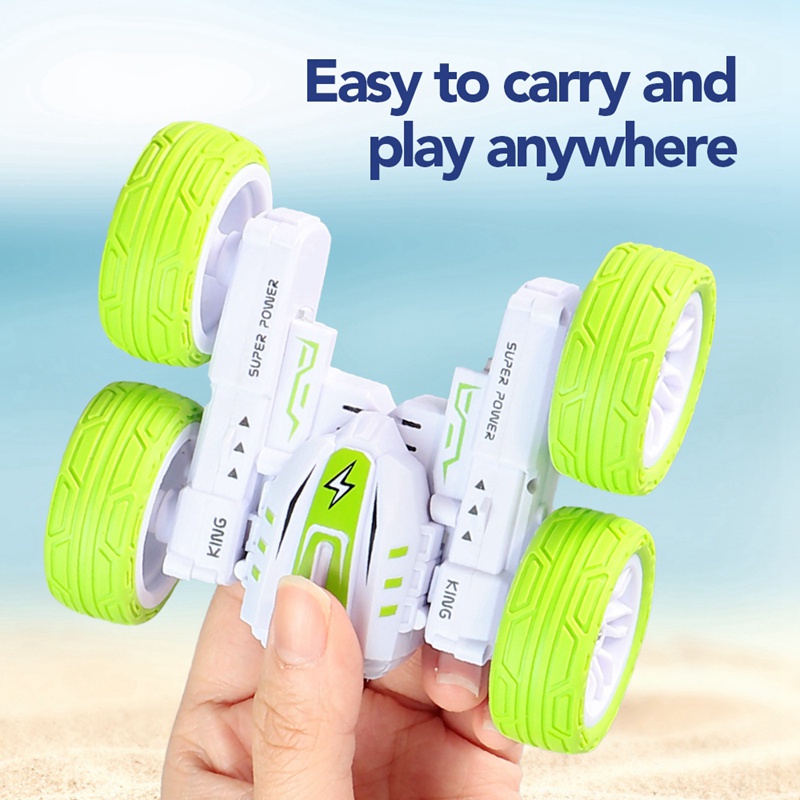 Xe Hơi Đồ Chơi Điều Khiển Từ Xa Xoay Vòng Mini Tốc Độ Cao Hai Mặt