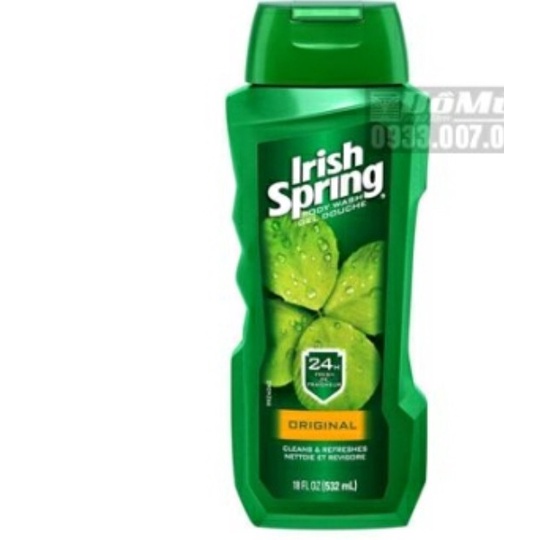 Sữa Tắm Gội IRISH SPRING BODY WASH 532ml ( Mỹ)