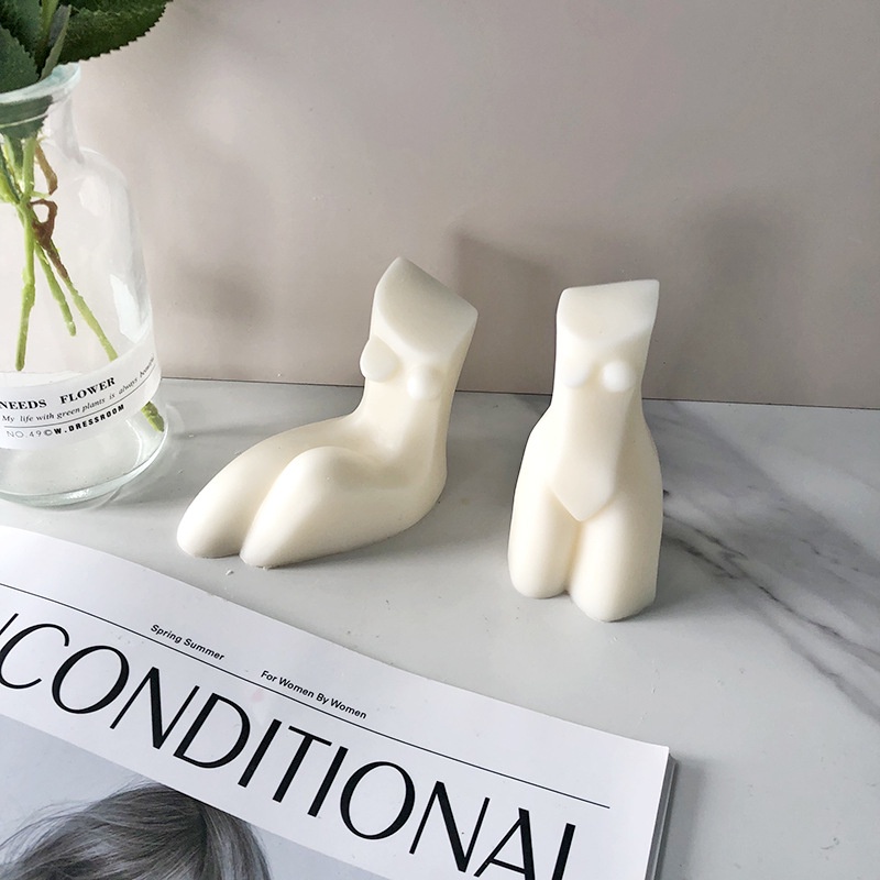 Khuôn Silicone Làm Nến Hình Chân Dung Người Phong Cách Châu Âu Đơn Giản Trang Trí Nội Thất