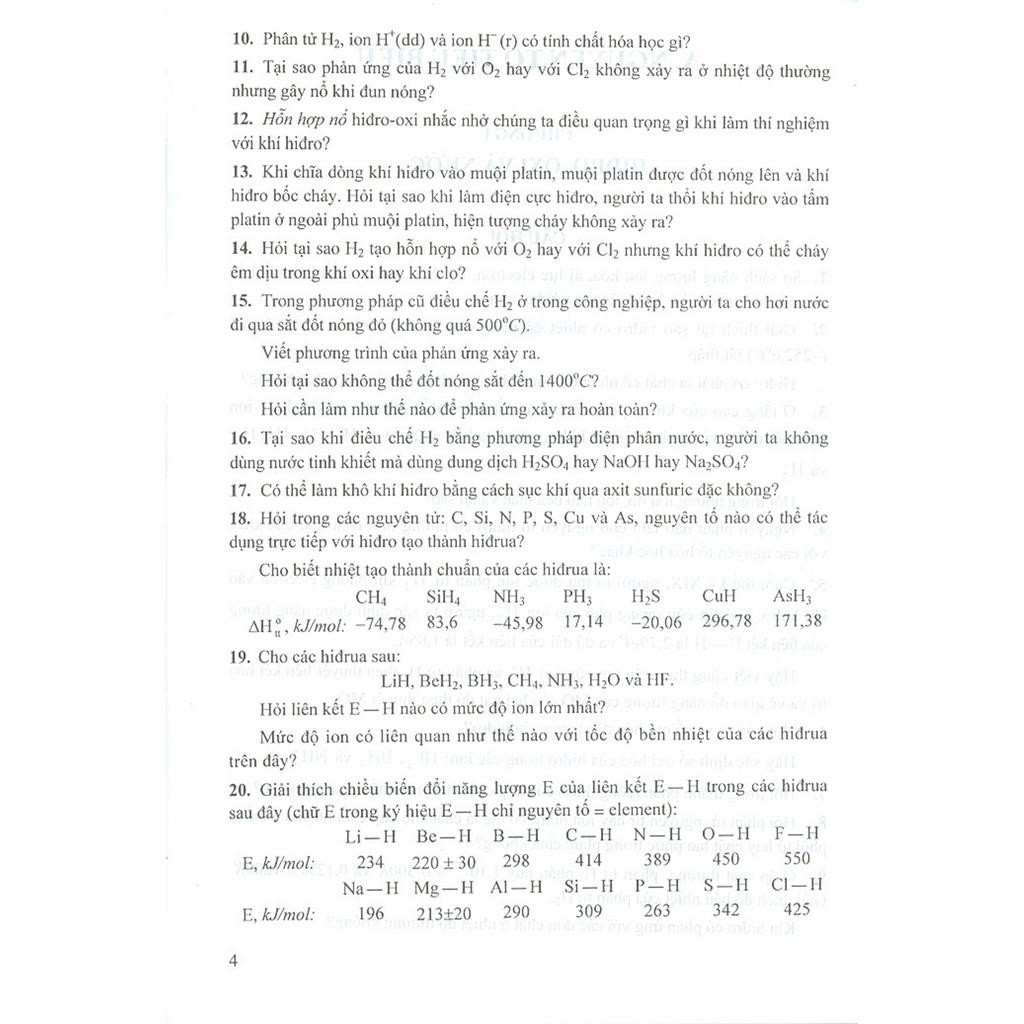 Sách - Bài Tập Hóa Học Vô Cơ - Quyển III: Hóa Học Các Nguyên Tố
