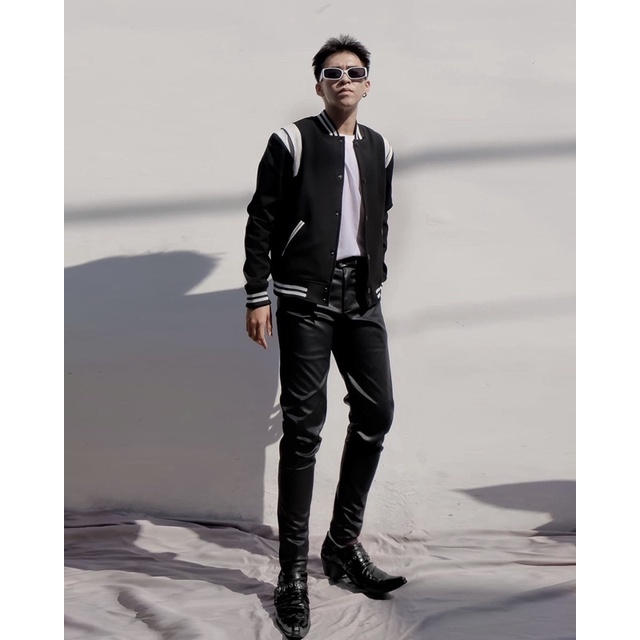 Áo khoác varsity teddy - The Maze