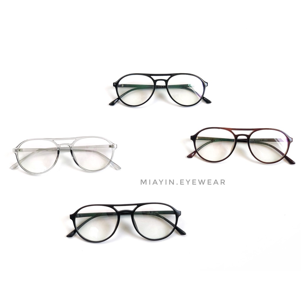 Gọng kính cận phi công dáng tròn-Lino-Miayin.eyewear