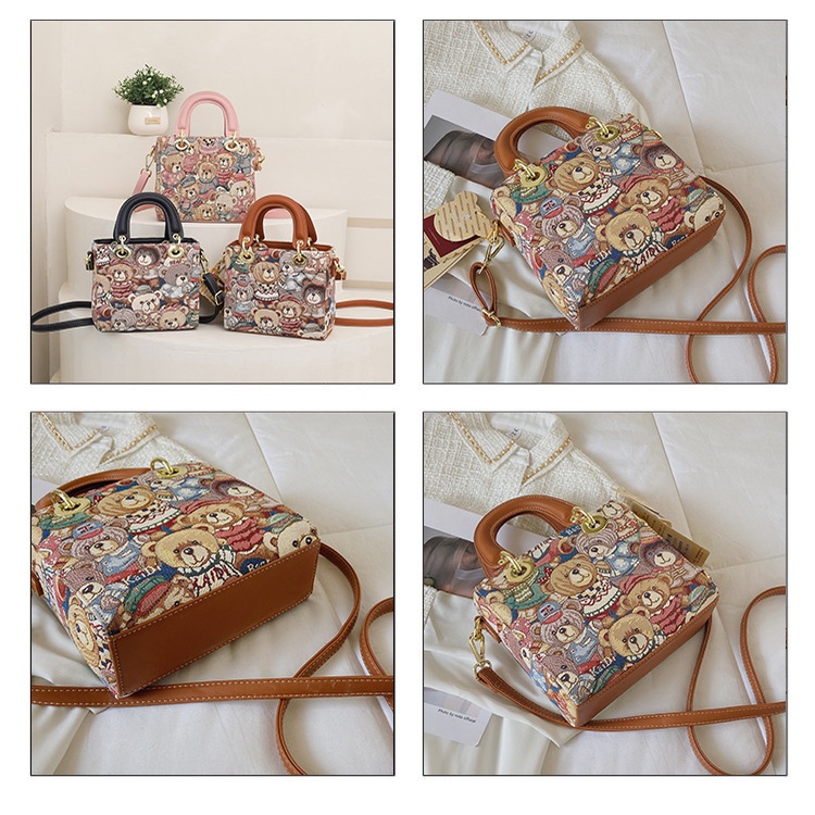 Túi Xách Thời Trang Đường Phố Phương Tây Cá Tính Dễ Phối Đồ Cho Nữ