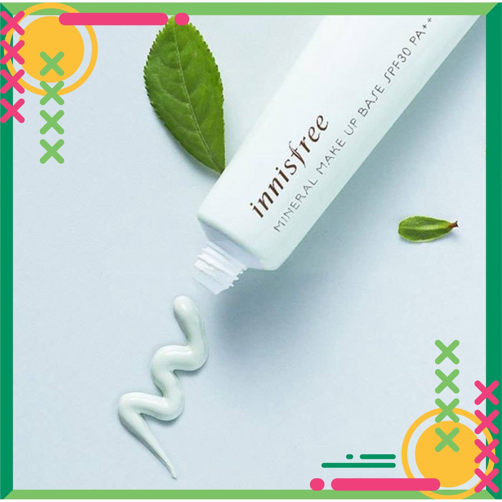 tuan026 TCCN [CHÍNH HÃNG] Kem Lót 4 Trong 1 Innisfree Mineral Make Up Base SPF30/PA++ 40ml tuan026