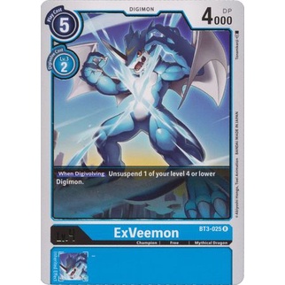 Thẻ bài Digimon - TCG - ExVeemon / BT3-025'