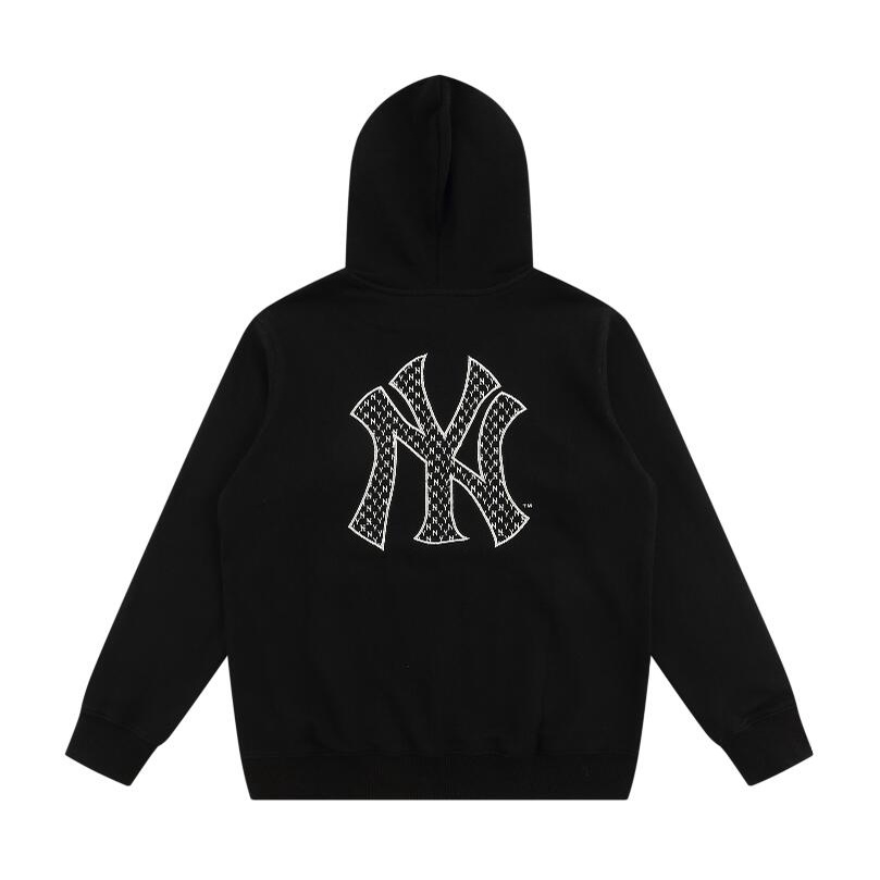 ❤❀  ❤ Mlb Áo Hoodie Họa Tiết Thêu Chữ NY Thời Trang Cho Nam Nữ