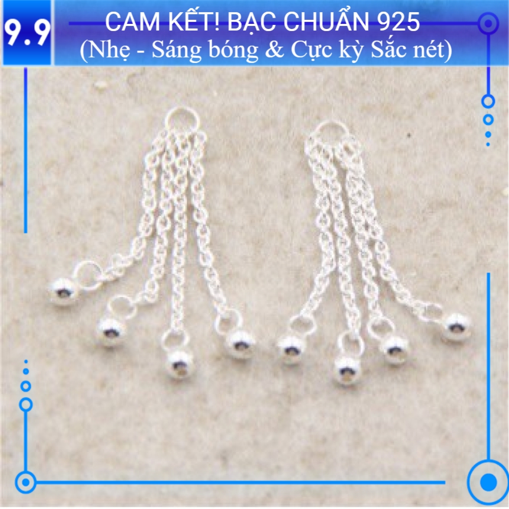 Charm bạc s925 Tua rua CH132