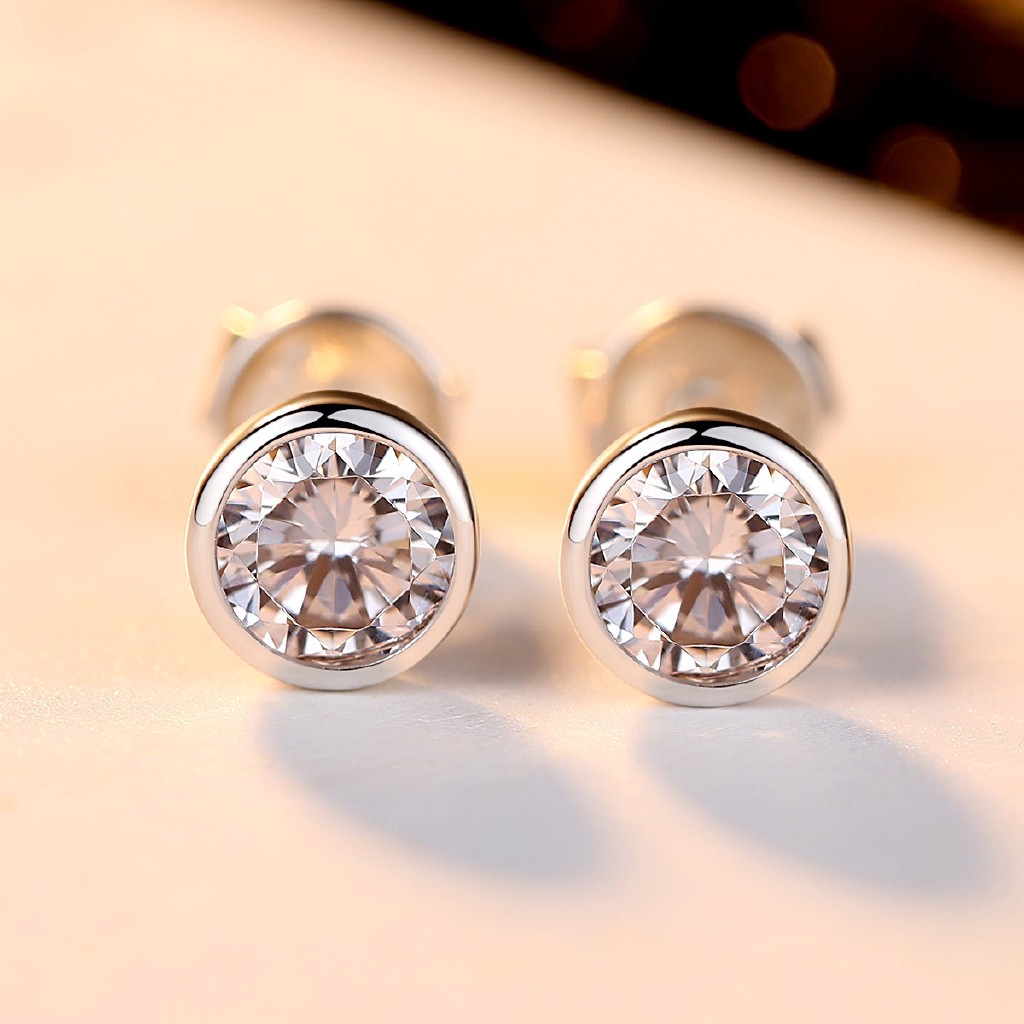Bông Tai Mạ Vàng 18k Đính Đá Sang Trọng