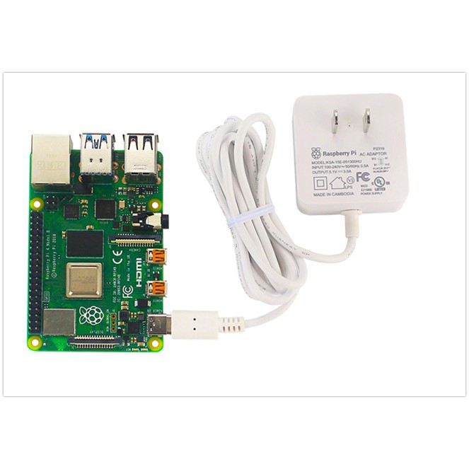 Nguồn chính hãng cho máy tính Raspberry Pi 4 (5.1V 3A Output) | WebRaoVat - webraovat.net.vn