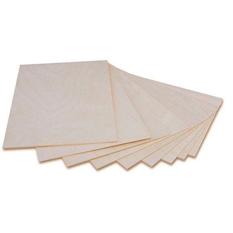 Gỗ Plywood Trắng Hai Mặt Dày 3mm,Kích Thước 30x30Cm,Chuyên Dùng Cắt Mô Hình Đồ Chơi,Quà Tặng,Móc Khoá Trên Máy Laser Cnc