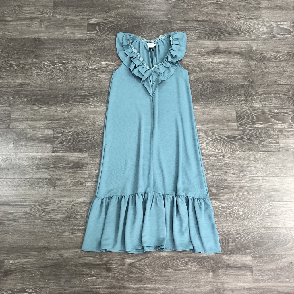 Đầm HD PARIS bèo cổ viền ren