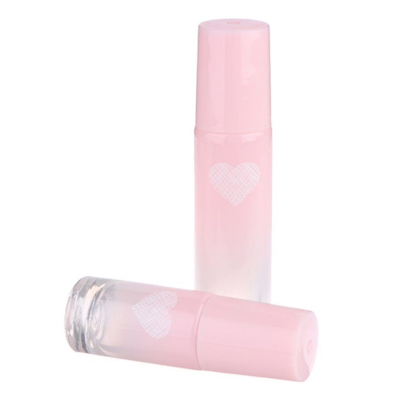 Vỏ chai bằng kính màu hoa hồng 10ml 5Ml bi lăn thép, Thủy tinh ,chuyên dụng chiết nước hoa tinh dầu dubai sang trọng