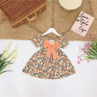 Váy bé gái 8-18kg, chất thô lụa mềm mịn VH010
