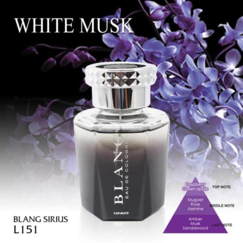 Nước hoa ô tô CARMATE BLANG SIRIUS L151 White Musk 130ml