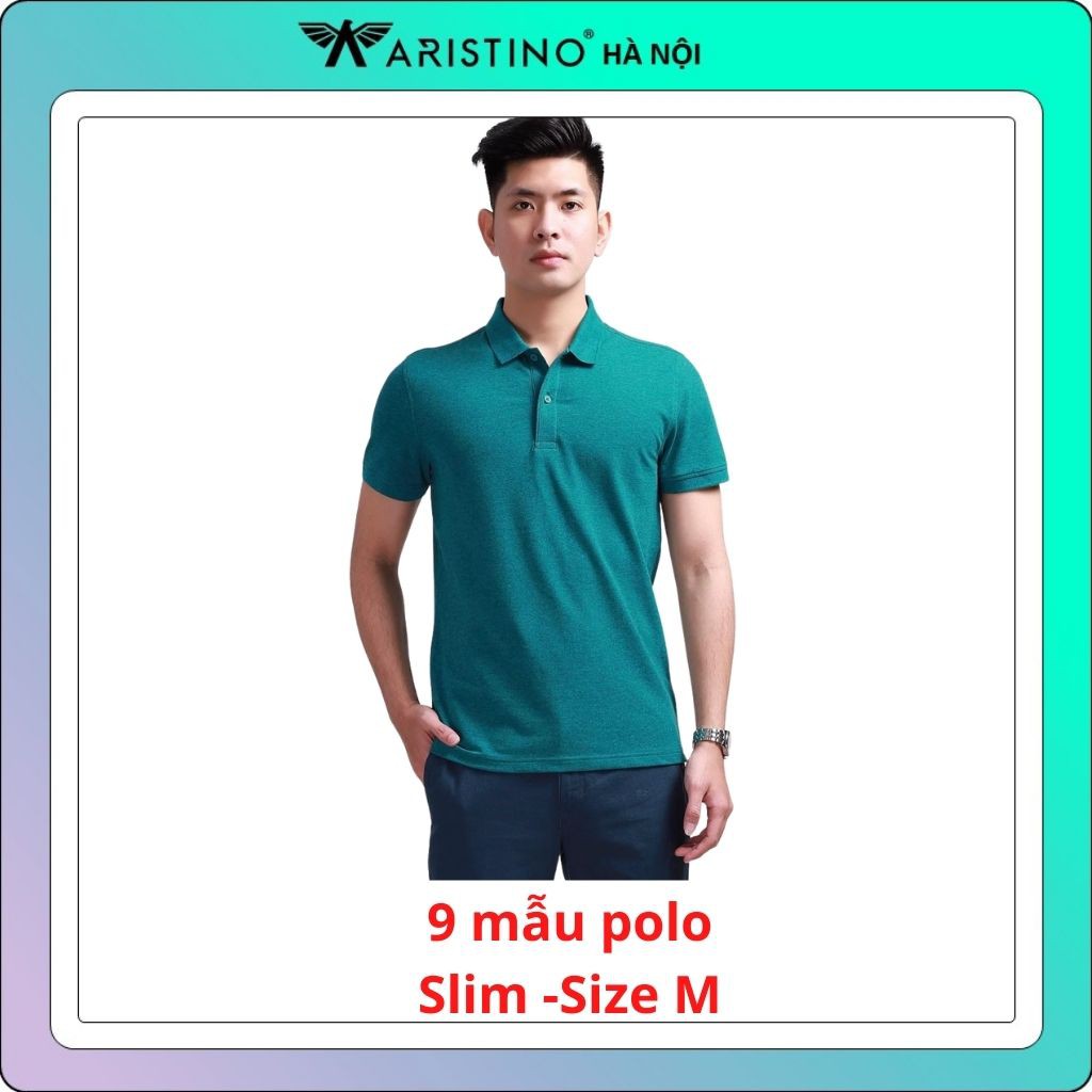 ( 4 mẫu )Áo polo nam ARISTINO mềm mát slim -size M từ 58-65 kg