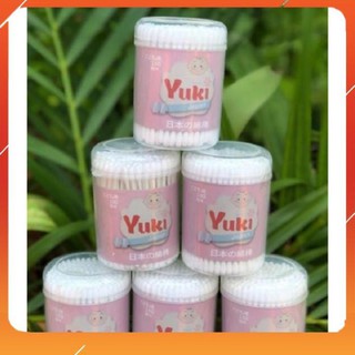 MẸ VÀ BÉ -  Hộp tăm bông ngoáy tai Yuki cho bé, vệ sinh cá nhân, hỗ trợ trang điểm, chăm sóc da em bé