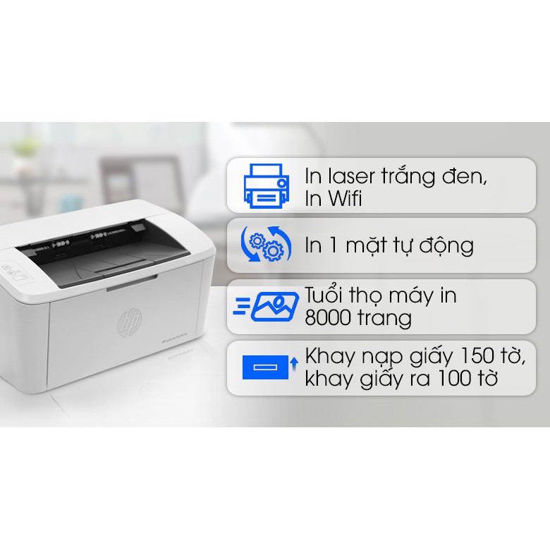 [Mã 267ELSALE hoàn 7% đơn 300K] MÁY IN LASER HP JET PRO M15W W2G51A WIFI CŨ GIÁ RẺ