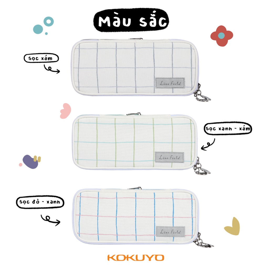 Túi Đựng Bút Kokuyo Line Field Novita