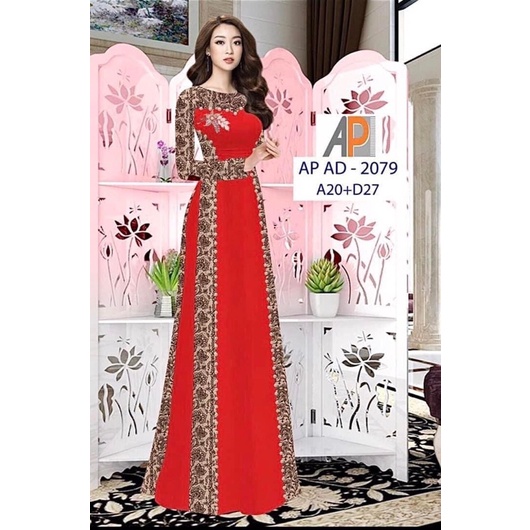 Vải may áo dài in 3D giả ren siêu đẹp.Lụa mềm, mịn,mát.Có clip vải thật