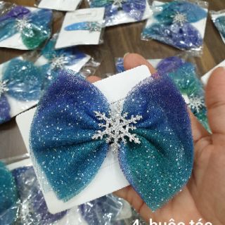 Kẹp nơ elsa cho bé gái ảnh thật