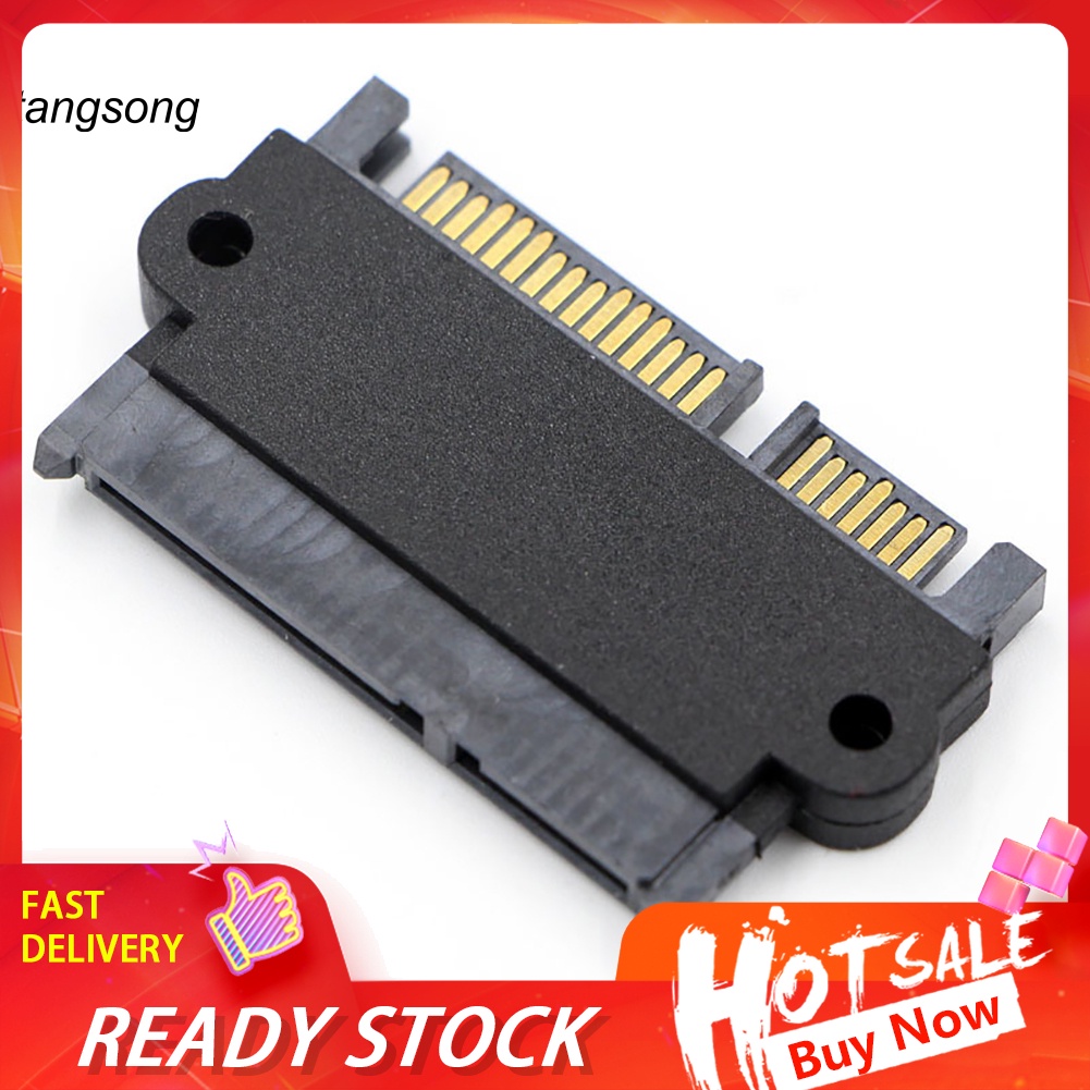 (Hàng Mới Về) Bộ Chuyển Đổi Ổ Cứng Sff-8482 Sas 22 Pin Sang 7 + 15 Pin Sata Male Hdd 90 Độ