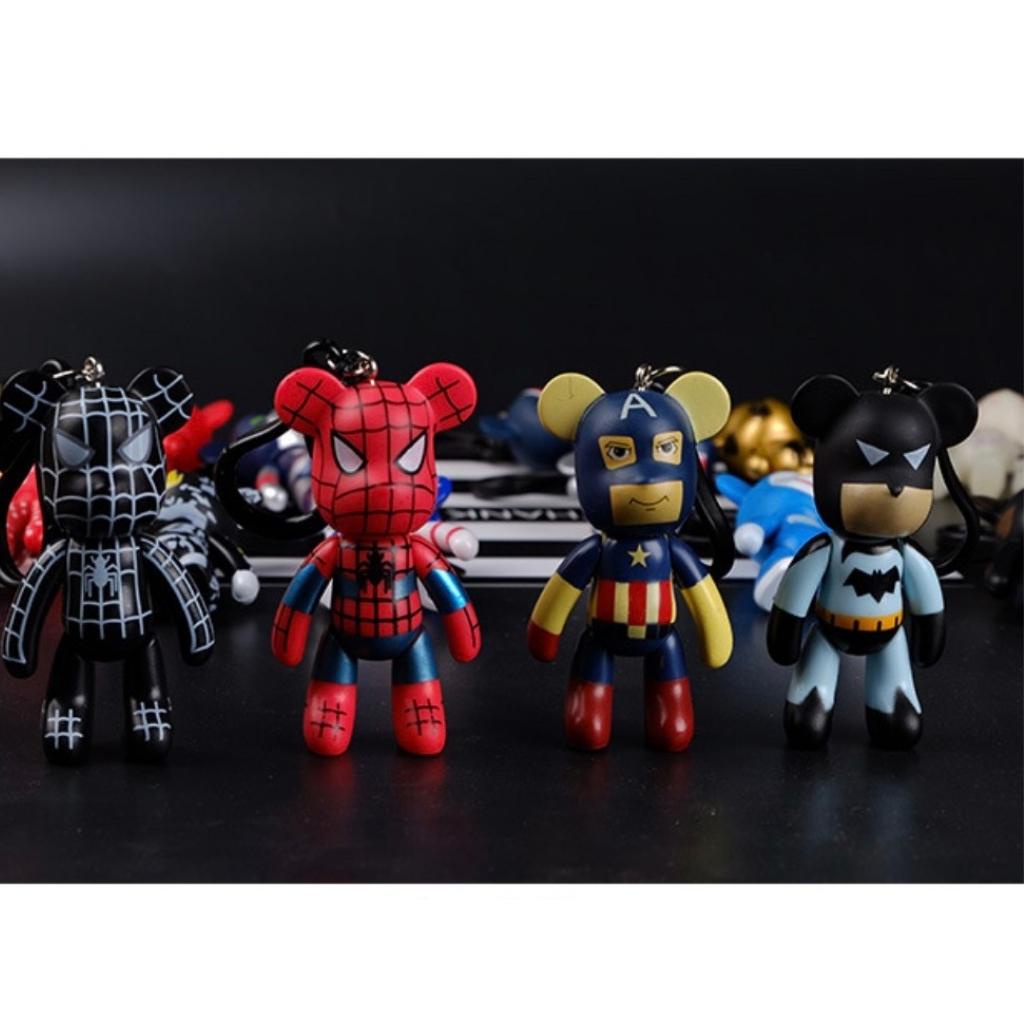 Móc khóa gấu bearbrick , móc khóa ô tô nhiều mẫu cá tính