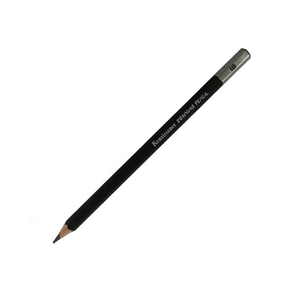 Bút Chì Gỗ 6B Drawing Pencil Renaissance - Thân Đen