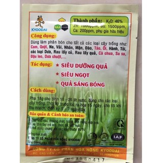 Phân Bón Kabocanxi- Ra Hoa Đậu Quả