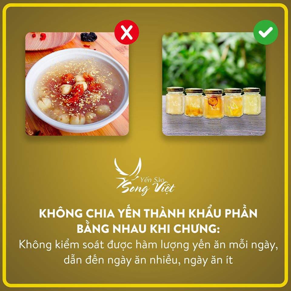 Yến Sào Song Việt - Yến chưng tươi  gói 7 ngày