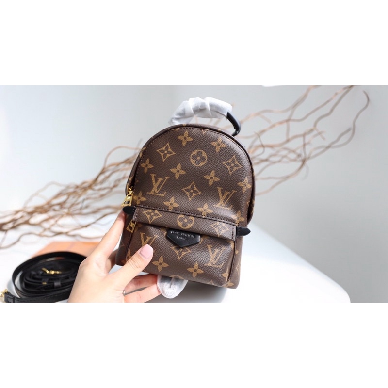 ❌Balo Lv mini supper da thật 👉🏻sz16cm,chất da lv mềm sụn chuẩn hàng supper  & có code