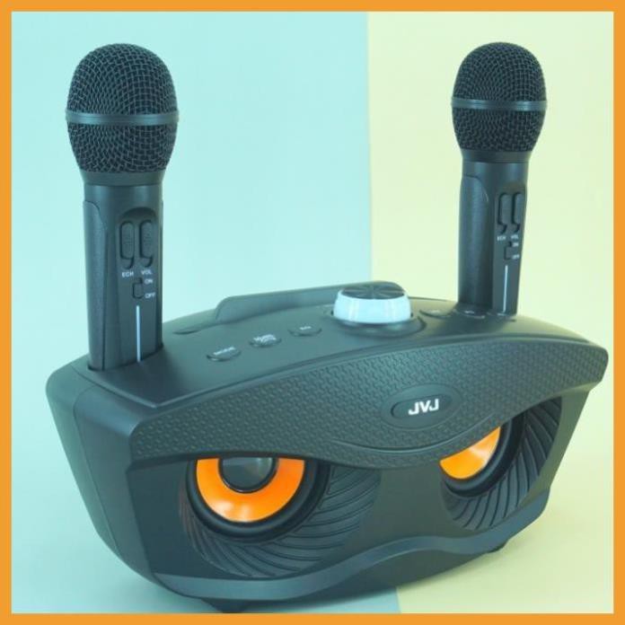 ☢️MẠI DÔ☢️ Loa kèm micro hát karaoke Bluetooth SD-306 Không dây- tặng kèm 2 mic - BH 6 THÁNG