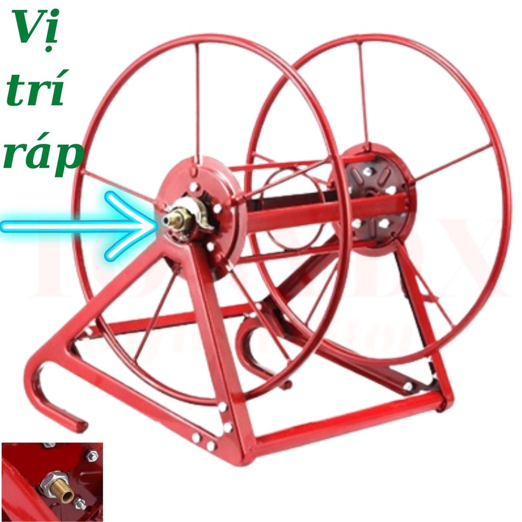 Bộ chống xoắn dùng cho khung cuộn dây máy xịt rửa xe gia đình, máy bơm cao áp, bằng đồng chịu áp lực cao Tonydx store
